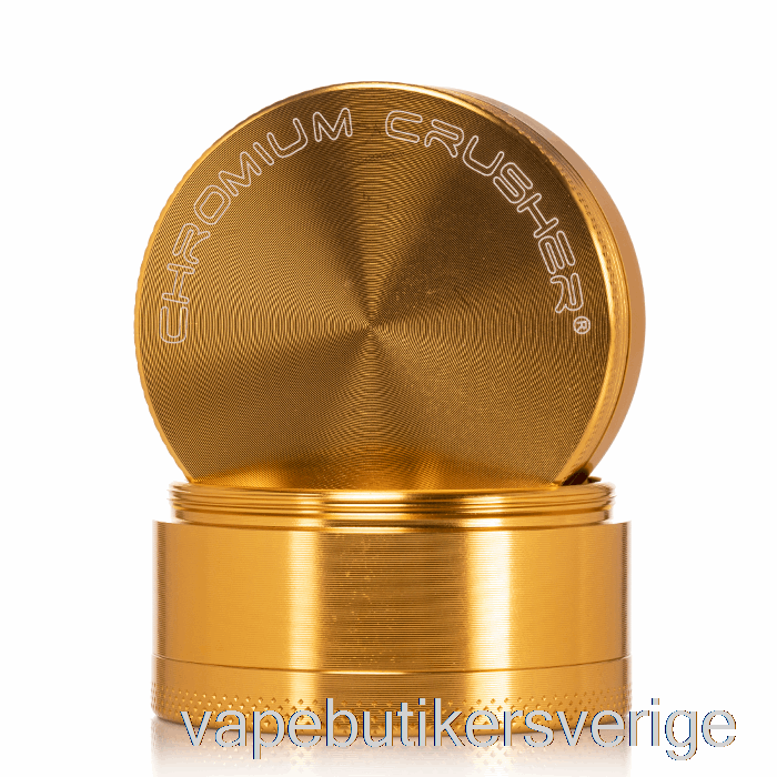Vape Sverige Kromkross 2,2 Tum 4-delad Kvarn Guld